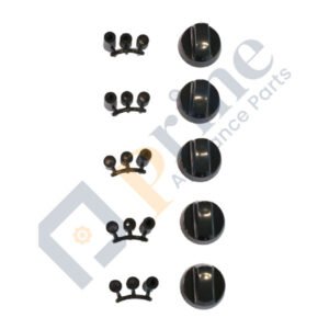 Universal Oven Control Black Knobs UK-42B5 (5 Pack)