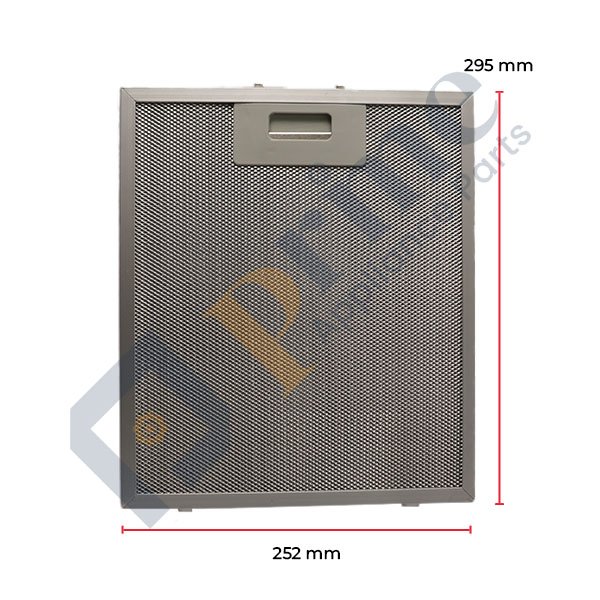 Technika FHEE95C9S-2 Rangehood Grease Filter 295 X 252mm