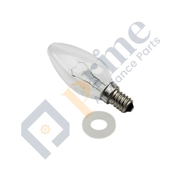 0060002083K Westinghouse Rangehood Lamp & Seal 40W Candle 240V