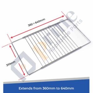 Universal Extendable Oven Rack shelf (2 Pack)