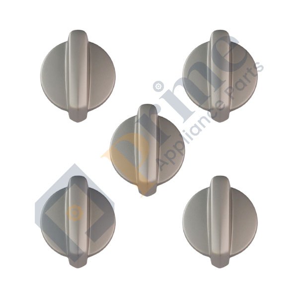 305382102 Westinghouse GHP Series Silver Burner Knob (5 Pack)