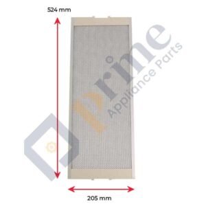 TF62011 Chef Rangehood Aluminium Grease Filter 524 x 205mm (4 Layer)