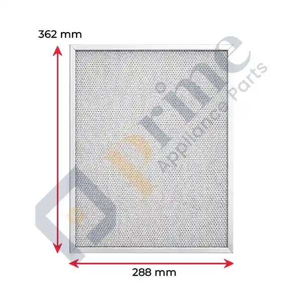 103793 Chef Rangehood Filter 288mm x 362mm Genuine