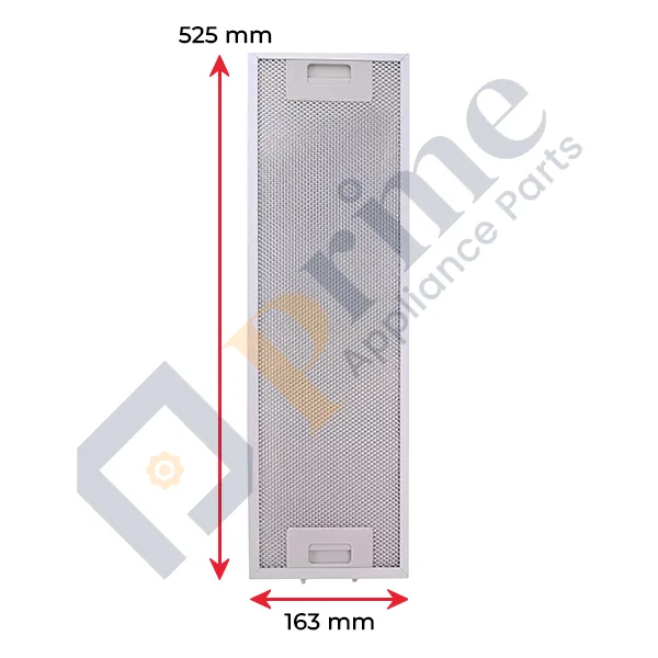 ATFT6002602 Blanco Omega Rangehood Filter 525mmx163mm